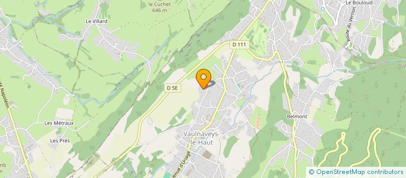 localisation de l'entreprise MONSIEUR CYRIL BOBILLOT  VAULNAVEYS-LE-HAUT