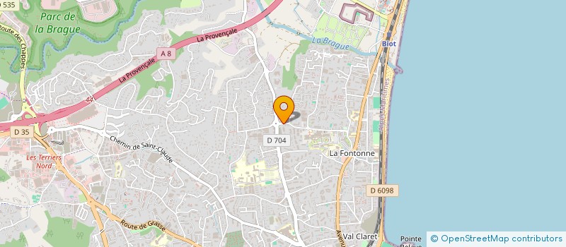 localisation de l'entreprise MONSIEUR CYRIL BODIN  ANTIBES