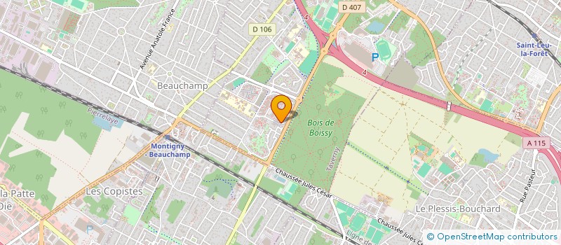 localisation de l'entreprise MONSIEUR CYRIL BOHIN à TAVERNY