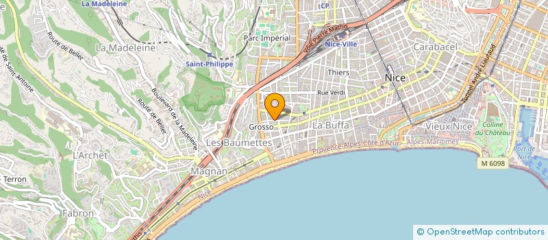 localisation de l'entreprise MONSIEUR CYRIL BOHSSAIN  NICE