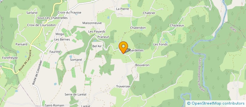 localisation de l'entreprise MONSIEUR CYRIL BOISSI à SAINT-BARTHELEMY-LE-PLAIN