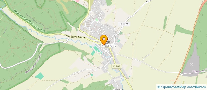 localisation de l'entreprise MONSIEUR CYRIL BON à MESSIGNY-ET-VANTOUX