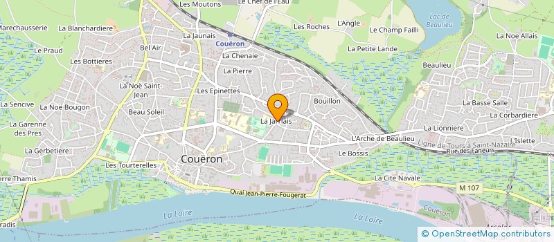 localisation de l'entreprise MONSIEUR CYRIL BONSIGNE à COUERON