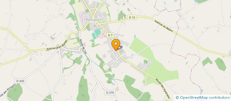 localisation de l'entreprise MONSIEUR CYRIL BORDEGARAY  LONS