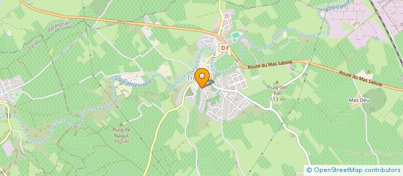 localisation de l'entreprise MONSIEUR CYRIL BOREL  TROUILLAS