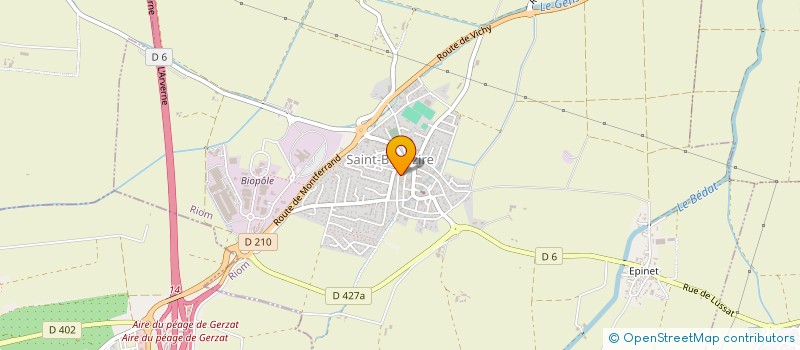 localisation de l'entreprise MONSIEUR CYRIL BORRAS à SAINT-BEAUZIRE