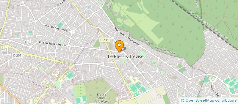 localisation de l'entreprise MONSIEUR CYRIL BOSSE  LE PLESSIS-TREVISE