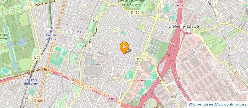 localisation de l'entreprise MONSIEUR CYRIL BOTROS  L'HAY-LES-ROSES