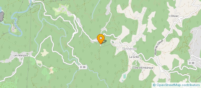 localisation de l'entreprise MONSIEUR CYRIL BOTTERO  TANNERON