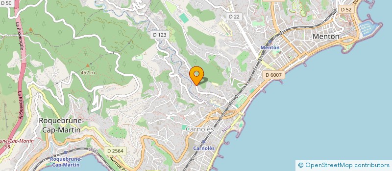 localisation de l'entreprise MONSIEUR CYRIL BOUCHER  MENTON