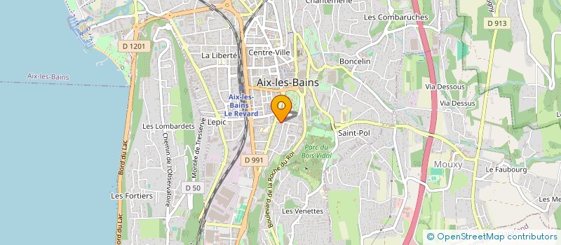localisation de l'entreprise MONSIEUR CYRIL BOUCLAINVILLE à AIX-LES-BAINS