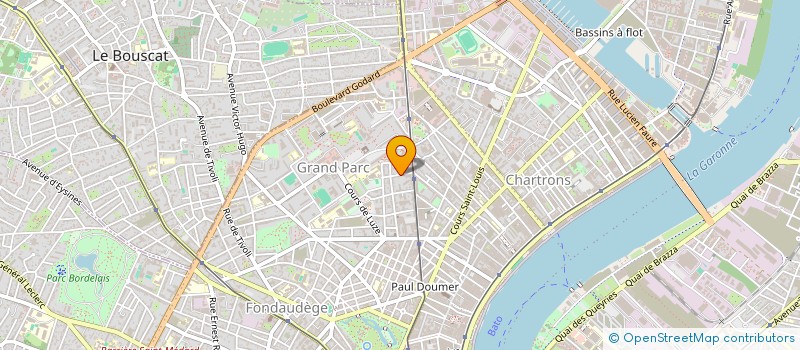 localisation de l'entreprise MONSIEUR CYRIL BOUDRY  BORDEAUX