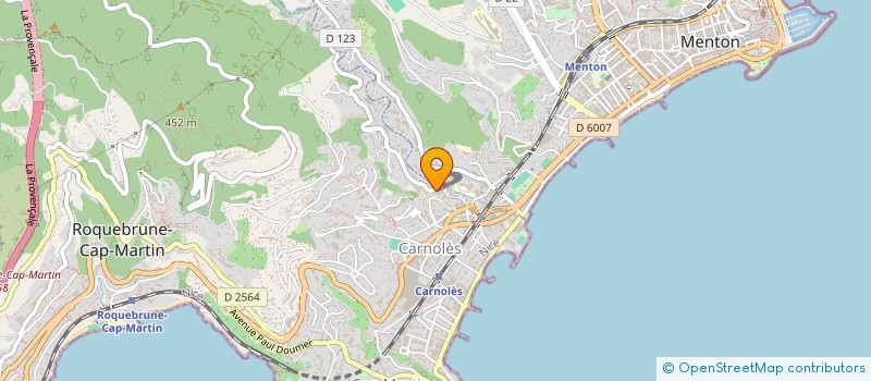 localisation de l'entreprise MONSIEUR CYRIL BOULANGE à ROQUEBRUNE-CAP-MARTIN