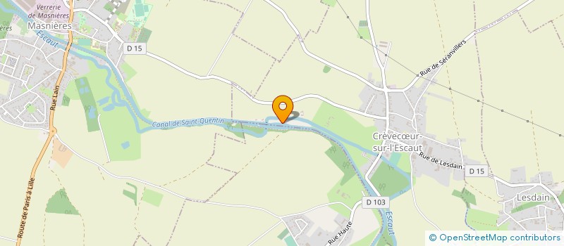 localisation de l'entreprise MONSIEUR CYRIL BOULANGER  LES RUES DES VIGNES