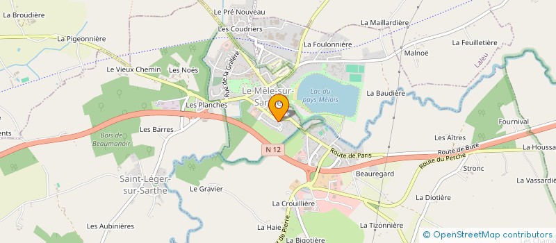 localisation de l'entreprise MONSIEUR CYRIL BOULAY à LE MELE-SUR-SARTHE