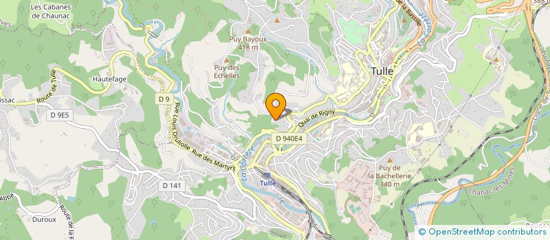 localisation de l'entreprise MONSIEUR CYRIL BOULAY  TULLE