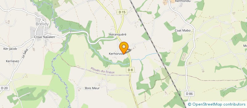 localisation de l'entreprise MONSIEUR CYRIL BOULBIN  PLOUEC-DU-TRIEUX