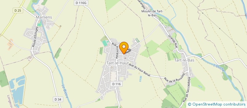 localisation de l'entreprise MONSIEUR CYRIL BOURDON  TART