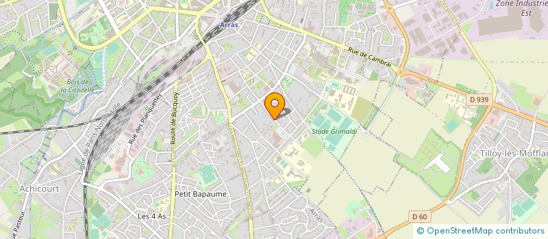localisation de l'entreprise MONSIEUR CYRIL BOURDREZ à ARRAS