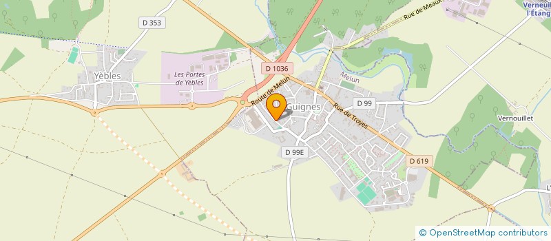 localisation de l'entreprise MONSIEUR CYRIL BOURDUGE  GUIGNES