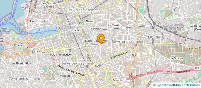 localisation de l'entreprise MONSIEUR CYRIL BOURGOIS à MARSEILLE
