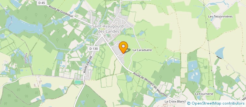 localisation de l'entreprise MONSIEUR CYRIL BOURON  SAINT-AVAUGOURD-DES-LANDES