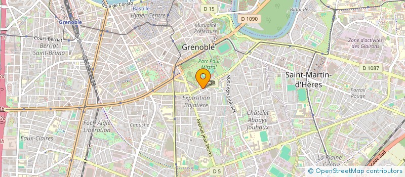 localisation de l'entreprise MONSIEUR CYRIL BOURRAS  GRENOBLE