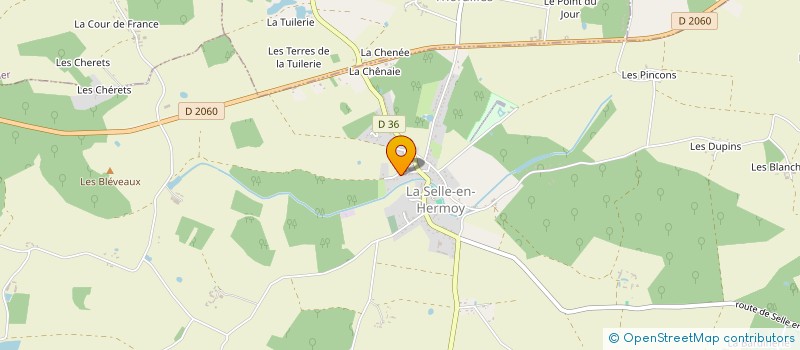 localisation de l'entreprise MONSIEUR CYRIL BOUTRON à LA SELLE-EN-HERMOY
