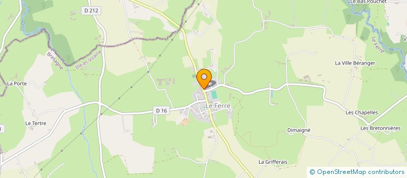 localisation de l'entreprise MONSIEUR CYRIL BOUTRY  LE FERRE