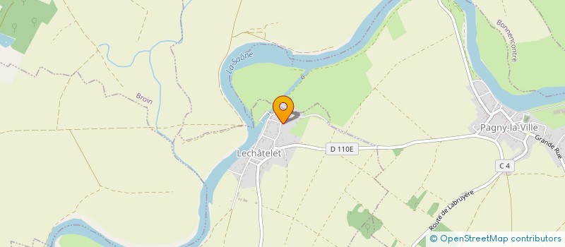 localisation de l'entreprise MONSIEUR CYRIL BOUVIER  LECHATELET