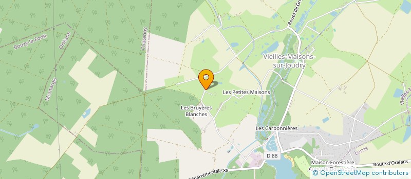 localisation de l'entreprise MONSIEUR CYRIL BRAGUE à VIEILLES-MAISONS-SUR-JOUDRY