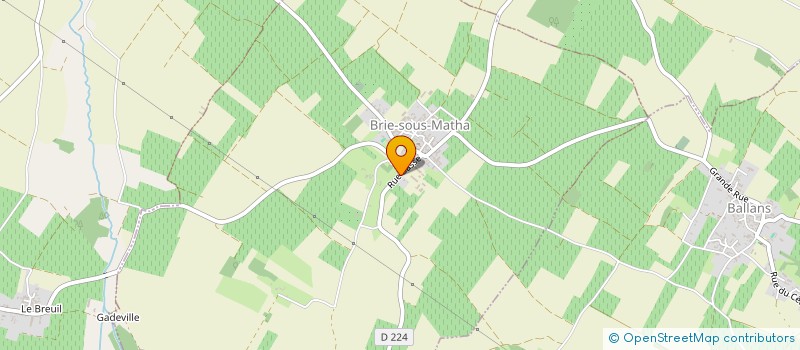 localisation de l'entreprise MONSIEUR CYRIL BRANDY  BRIE-SOUS-MATHA