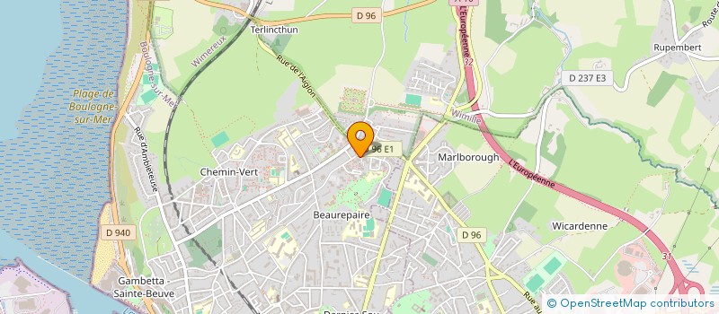 localisation de l'entreprise MONSIEUR CYRIL BRANLY à BOULOGNE-SUR-MER