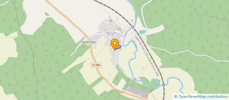 localisation de l'entreprise MONSIEUR CYRIL BRAQUET  BAYEL