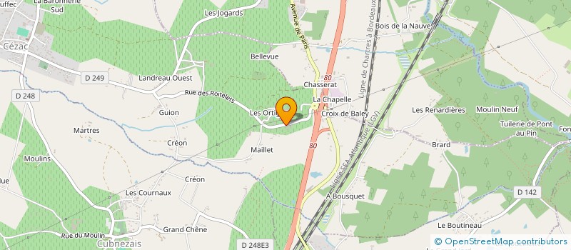 localisation de l'entreprise MONSIEUR CYRIL BRARD  CEZAC