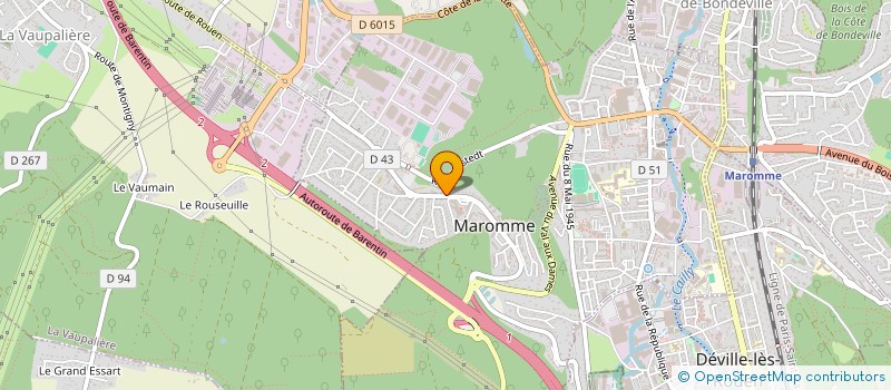 localisation de l'entreprise MONSIEUR CYRIL BREQUIGNY  MAROMME