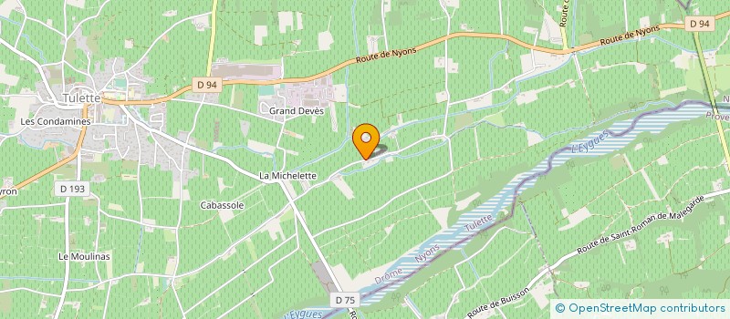 localisation de l'entreprise MONSIEUR CYRIL BRES  TULETTE