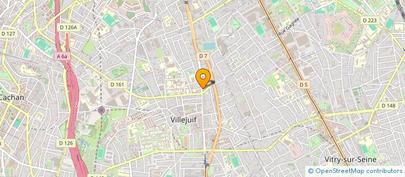 localisation de l'entreprise MONSIEUR CYRIL BRETON  VILLEJUIF