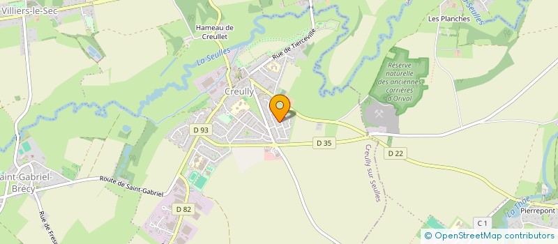 localisation de l'entreprise MONSIEUR CYRIL BREUIL  SAINT-VIGOR-LE-GRAND