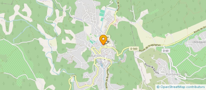 localisation de l'entreprise MONSIEUR CYRIL BRONNER  BARJOLS