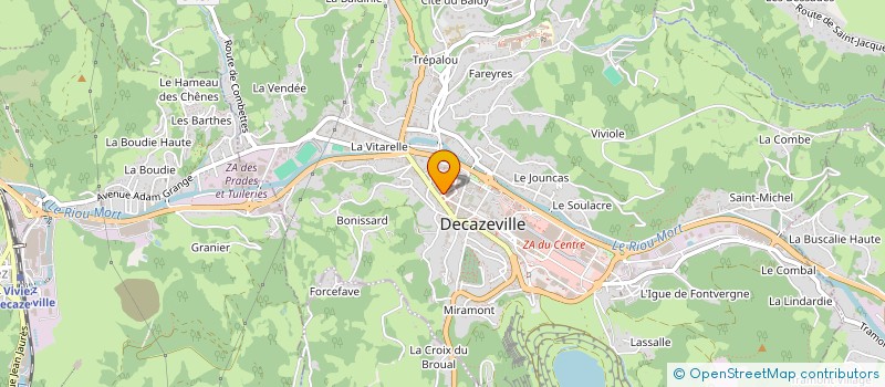 localisation de l'entreprise MONSIEUR CYRIL BROSSARD  DECAZEVILLE