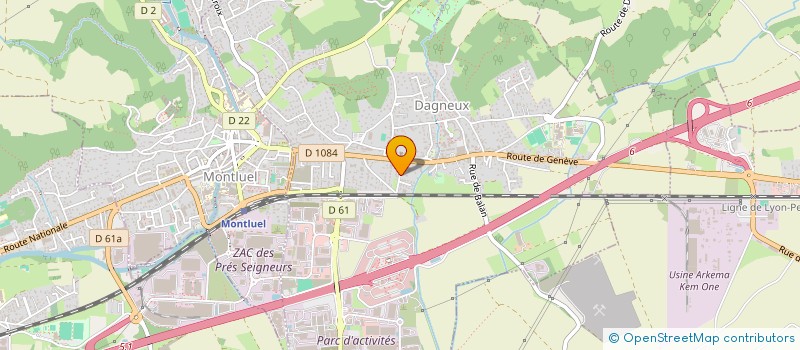 localisation de l'entreprise MONSIEUR CYRIL BROUET à DAGNEUX