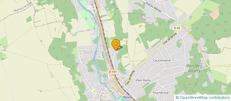 localisation de l'entreprise MONSIEUR CYRIL BROYDE  MAULE