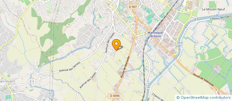 localisation de l'entreprise MONSIEUR CYRIL BROZZU à PIERREVERT