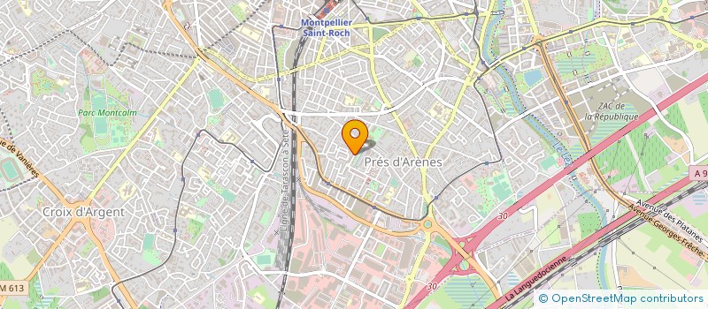 localisation de l'entreprise MONSIEUR CYRIL BRUNET à MONTPELLIER