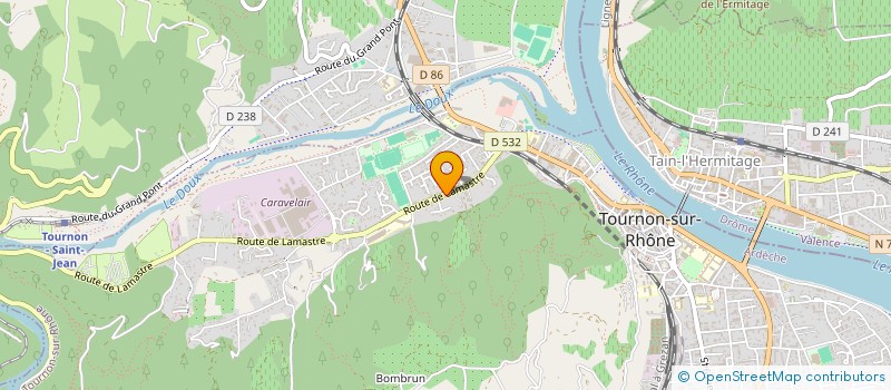 localisation de l'entreprise MONSIEUR CYRIL BUISSON à TOURNON-SUR-RHONE
