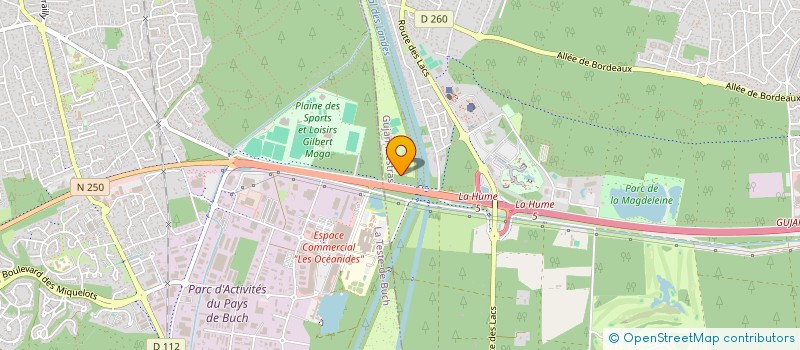 localisation de l'entreprise MONSIEUR CYRIL BUISSON  GUJAN-MESTRAS