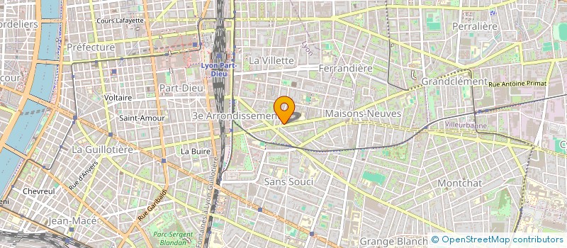 localisation de l'entreprise MONSIEUR CYRIL BULLER  LYON