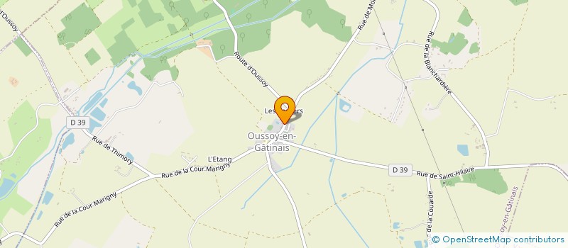 localisation de l'entreprise MONSIEUR CYRIL BUNEL à OUSSOY-EN-GATINAIS