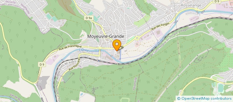 localisation de l'entreprise MONSIEUR CYRIL BUNOUST  MOYEUVRE-GRANDE